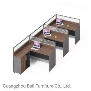 Modern Staff Office Furniture Study Table Computer Desk Screen Wooden Partition Workstation (BL-WN06L3013)