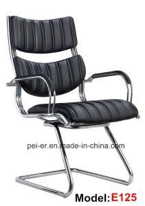 Metal Furniture Modern Leather Office Meeting Visitor Chair (PE-E125)
