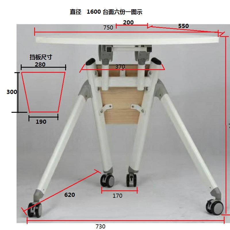 Modern Wooden Executive MDF Finish Folding Table Computer School Desk