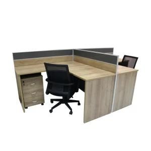 Custom Size Workstation Cubicle Modern Office Workstation Furniture 4 People Office Desk Workstation for 2