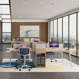 Office Furniture Wood Frame Linear Workstation Desk