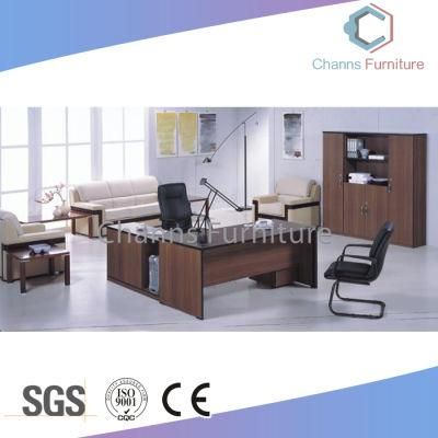 Classical Design Office Furniture Executive Desk with Side Table (CAS-ED31434)