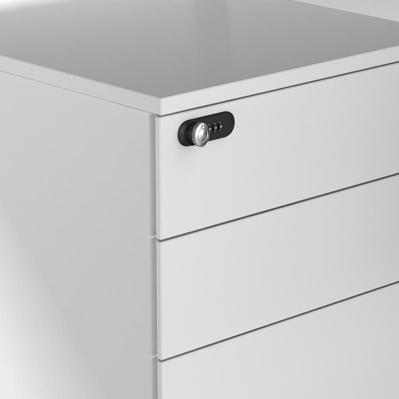 High Quality White Office Furniture Modern Single Seat Office Desk