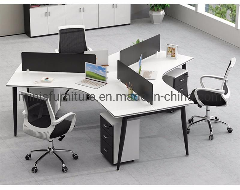 (MN-WS245) Office Furniture Simple Partition Workstation 4 People Modulars