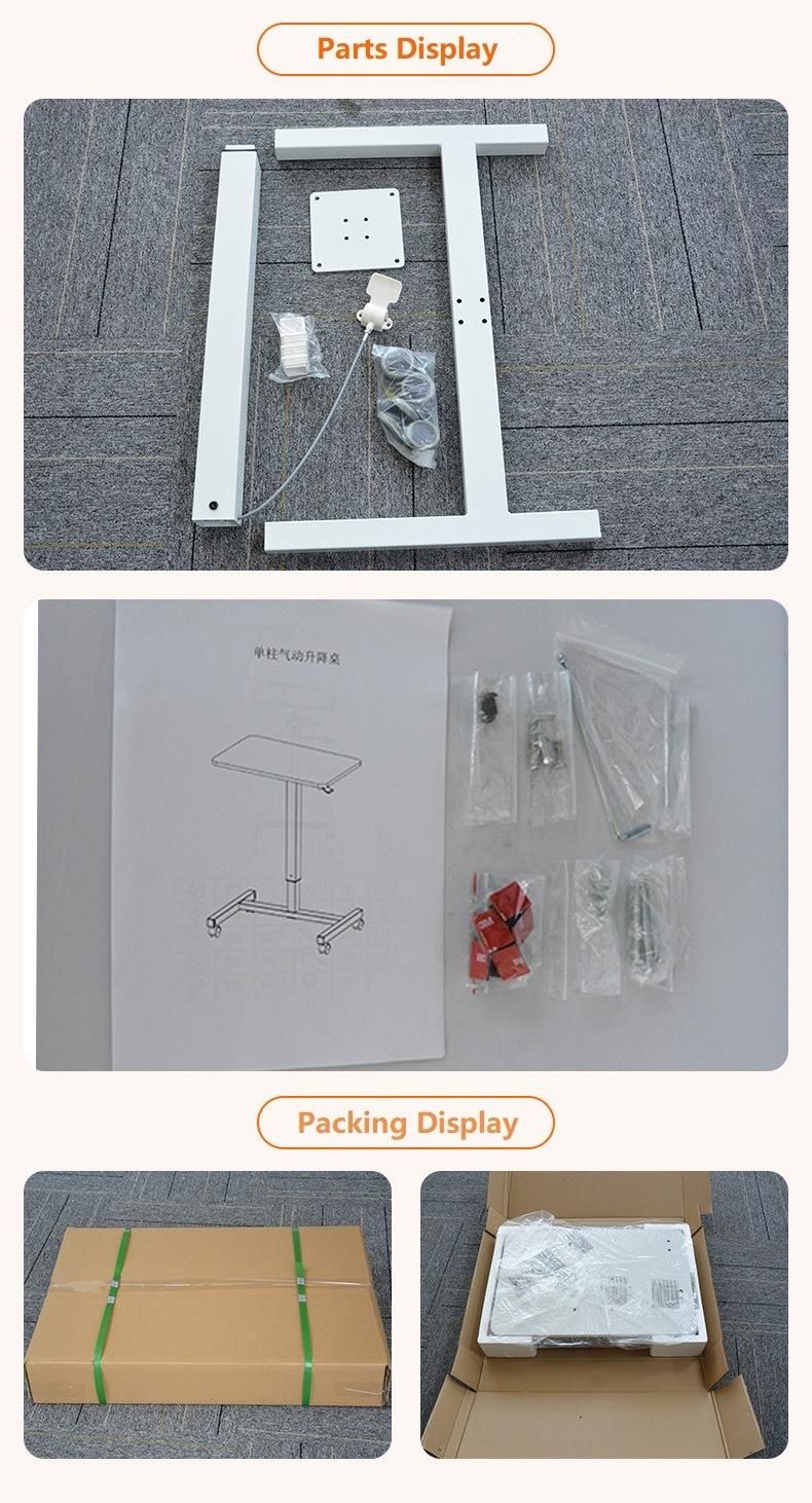 China Manufactures Intelligent Plastic Plates Standing Desk Height Adjustable Desks Sit Stand Desk Company Office Desk