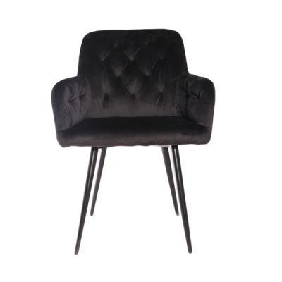 Velvet Chair Postmodern Nordic Style Classic Design Denmark Tradition Leisure Accent Single Sofa