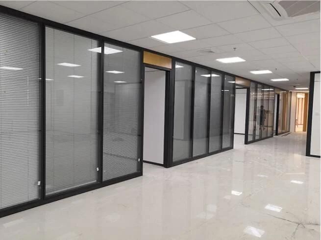 Office Furniture Full Height Movable Aluminium Tempered Glass Wall Partition