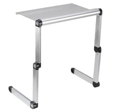 Factory Price Cheap Silver/Black Laptop Table/Stand/Desk