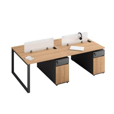 Wholesale Cubile Call Center Modern Chinese Wooden Home Furniture Computer Table Desk Partition Office Workstation