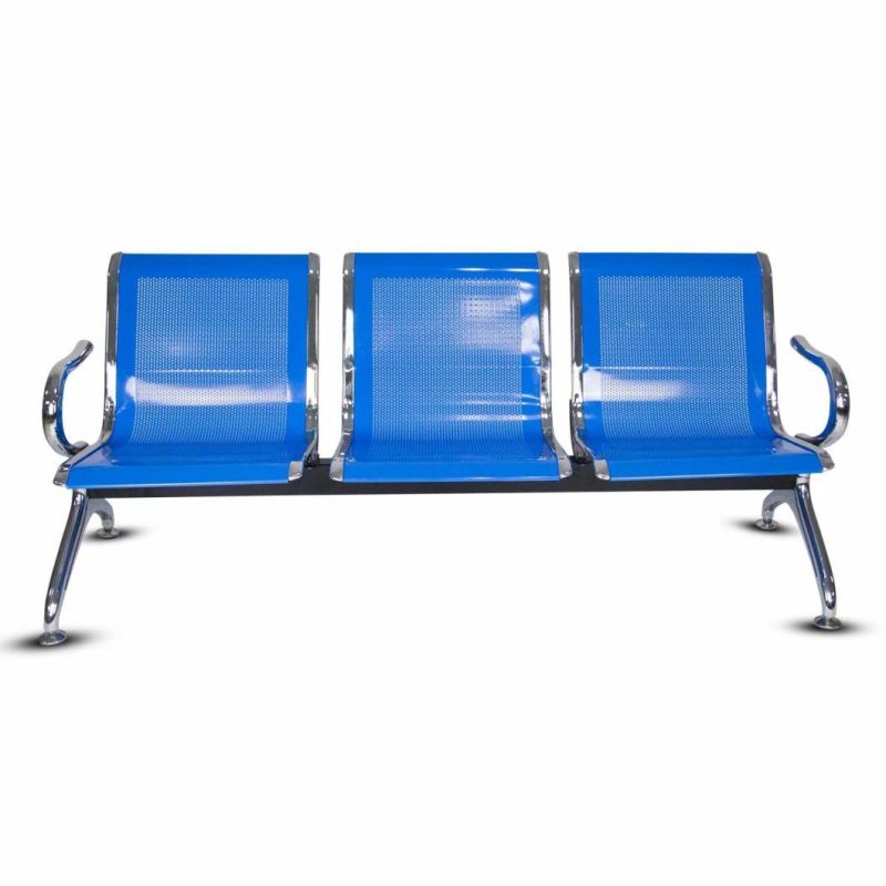 3-Seater Airport Gang Chair (Silver)