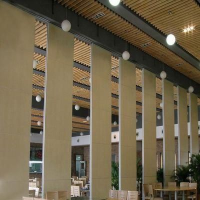 Soundproof Folding Removable Sliding Wheels Partition Wall Materials for Classroom