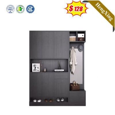 Dark Grey Color Bedroom Home Hotel Furniture Storage Wardrobe with Drawers Cabinet