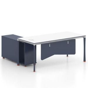 Hotsale Dark Walnut Color Modern Melamine Executive Office Table