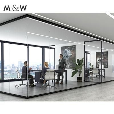 Modern High Quality Anodized Aluminum Frame Glass Full Height Office Partition Wall
