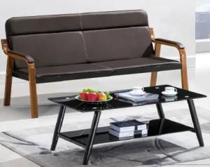 3 Seater Simple Leather Sofa Set in Stock