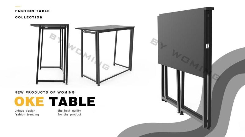 Simple Design of Metal Collapsible Desk Computer Desk