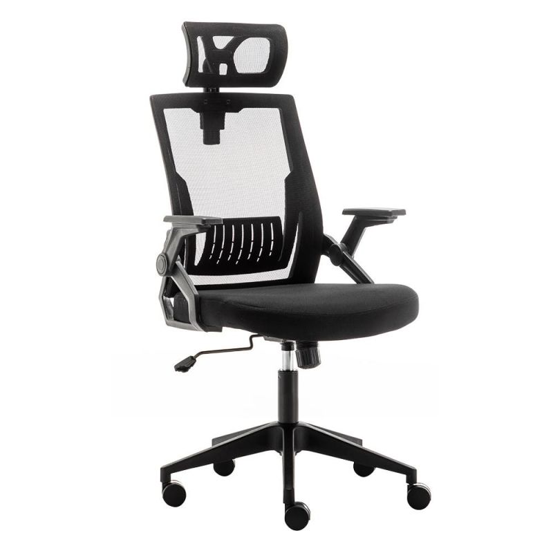 High Back Factory Furniture Modern Ergonomic Swivel Mesh Fabric Home Revolving Recliner Executive Computer Office Chairs