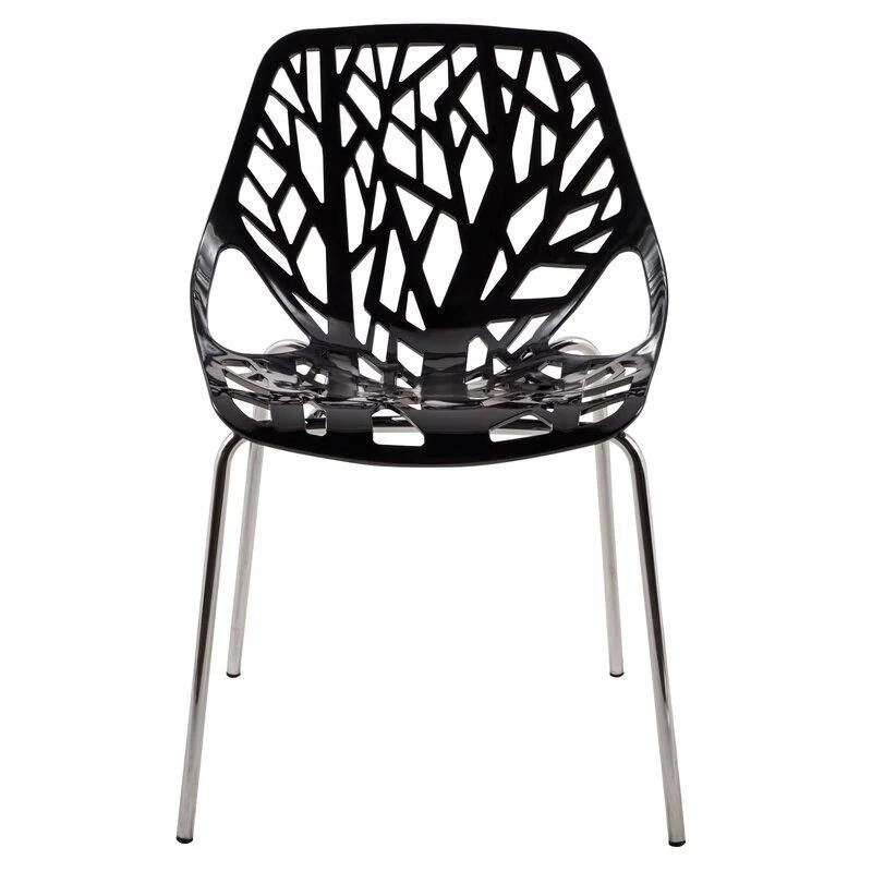 Wholesale Plastics Dining Chair PP Chair Stackable Hole Hole
