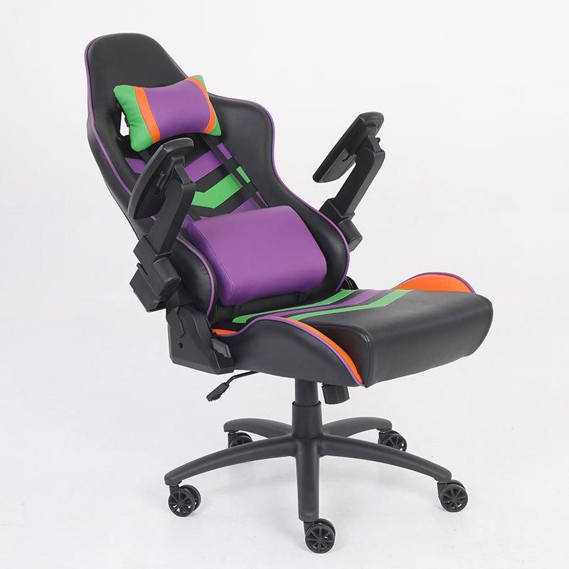 5D Armrest Aluminum Base Magnetic Pillow Lumbar Adjuster Gaming Chair