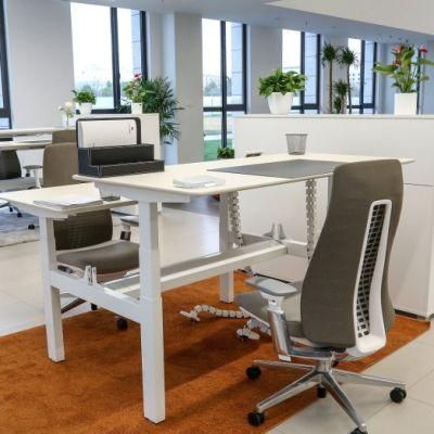 2022 New Design Office Four-Motor Automatic Lifting Commercial Table Study Desk Adjustable Desk Office Desk