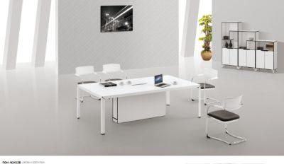 White Modern Doctor Practice Minimalist Conference Table (FOH-2412B)