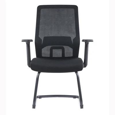 MID Back Modern Black Meeting Room Armrest Office Chair