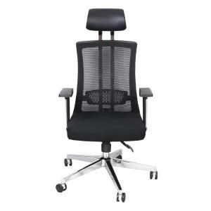 Mesh Back Fabric Seat PP Armrest Staff Manager Swivel Computer Chair