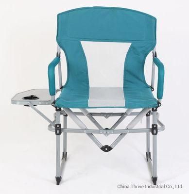 Director Chair with Table Outdoor Portable Lightweight Folding Director Chair