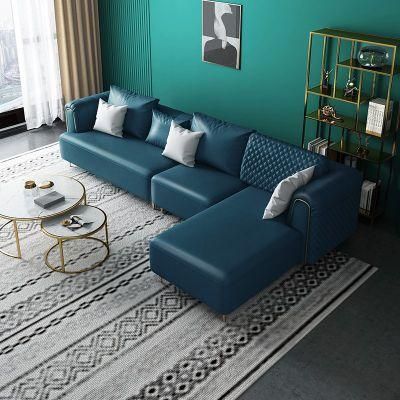 1-4 Seat Elegantly Vintage Classical Copper Pipe Sectional Modular Sofa Set