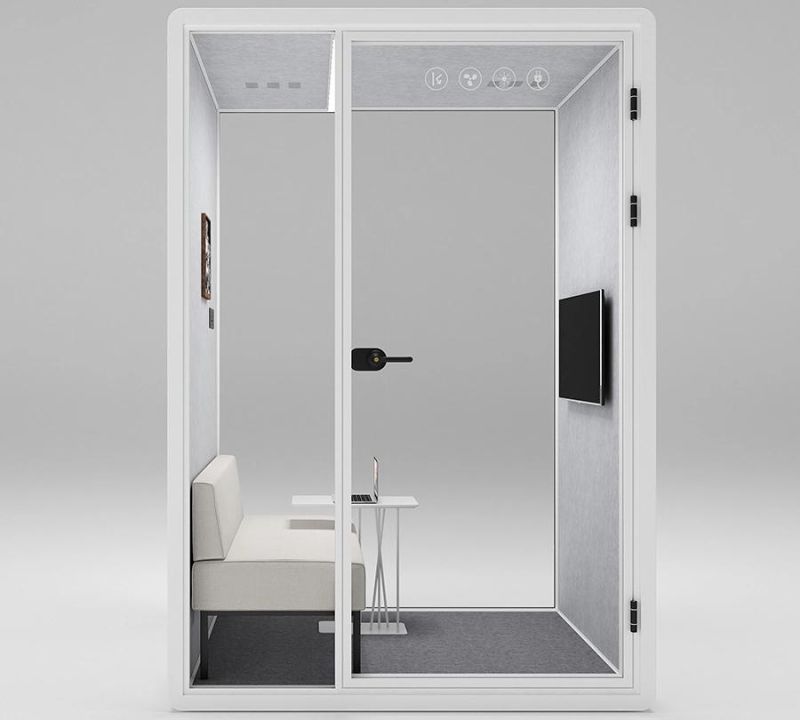 Office Booth Privacy Meeting Pod Office Sound Proof Booth with Furniture Option Sound Isolate Office Pod