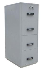 Fireproof Filing Cabinet, 4 Drawers Vertical Cabinets (UL824FRD-II-4002)