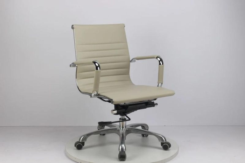 Modern Commercial Ergonomic Middle Back Leather Office Chair Foh-F11-B14