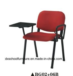 New Conference Chair with Writing Board and Armrest for Office