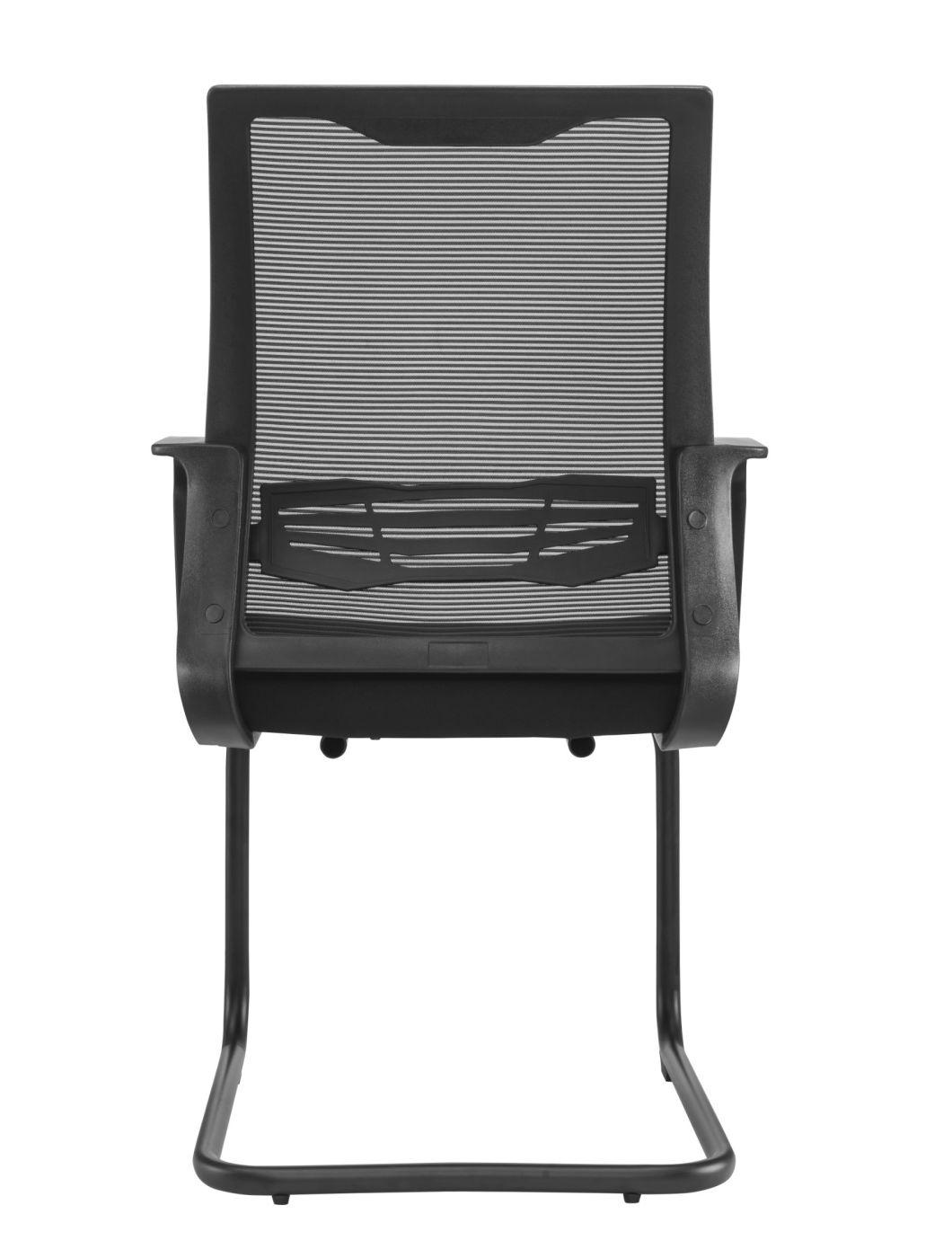High Back with PP Fixed Arms Simple Mechanism Nylon Base with Headrest Mesh Upholstery and Fabric Cushion Seat Color Optional Executive Chair