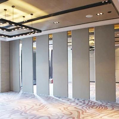 Soundproof Wooden Finish Movable Partition for Art Gallery Supplier Philippines