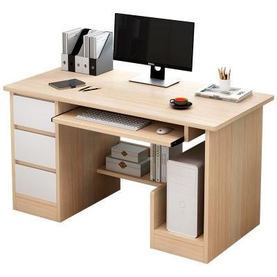 Home Study Office with Drawer Lock Computer Desk 0144