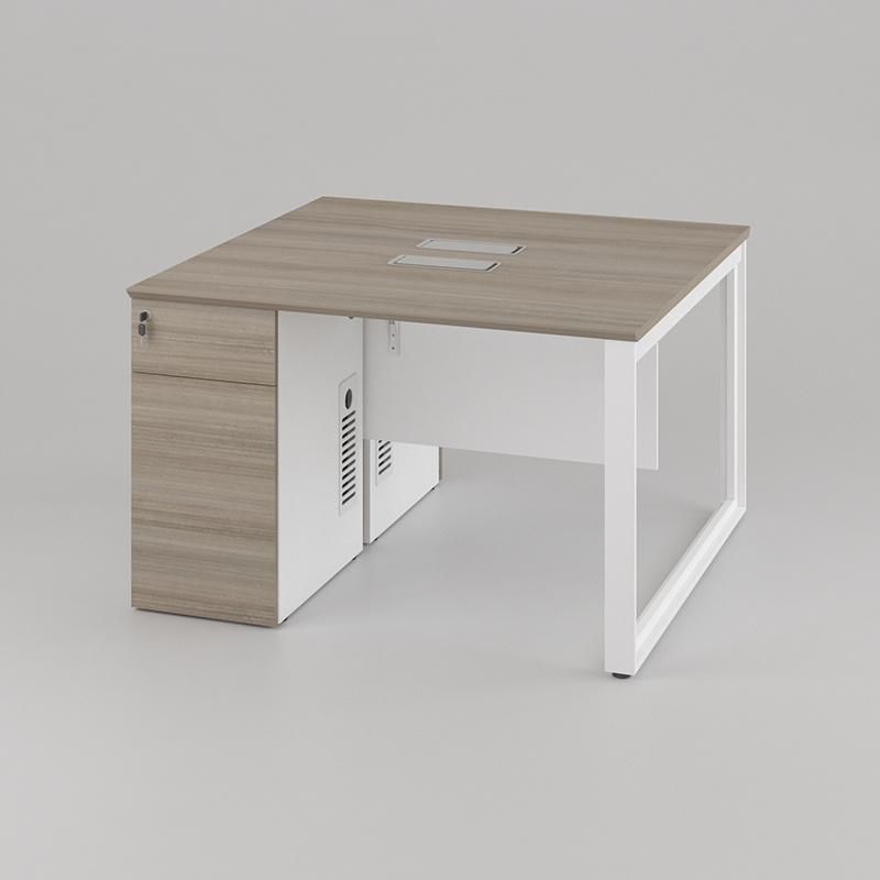 High Quality Modern Design Two Seats Computer Desk Office Desk Furniture