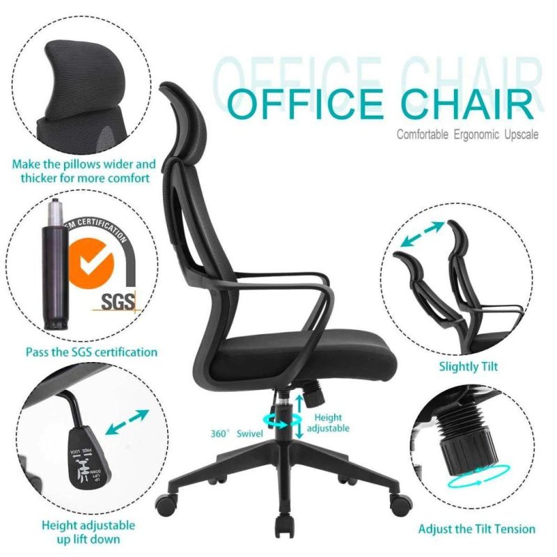 Best White Coated Frame Office 360 Swivel Chair for Home or Meeting Room