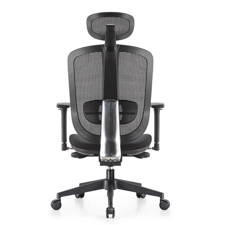 Aluminium Back Ergonomic Mesh Medium Back Executive Office Chair