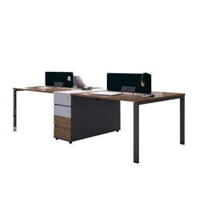 Modern New 4 Person Workstation Desk Call Center Office Cubicle