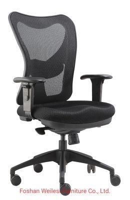 Middle Back with Lumar Support with PU Adjustable Arm Mould Foam Seat Cushion Computer Mesh Office Chair
