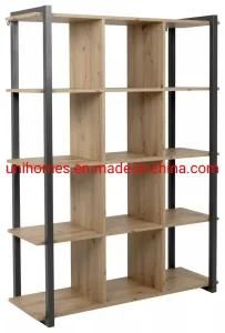 Tall Bookcase Display Shelves Book Storage Organizer for Living Room &amp; Home Office