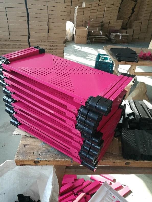 Flexible Adjustable Computer Stainless Steel Folding Laptop Desk