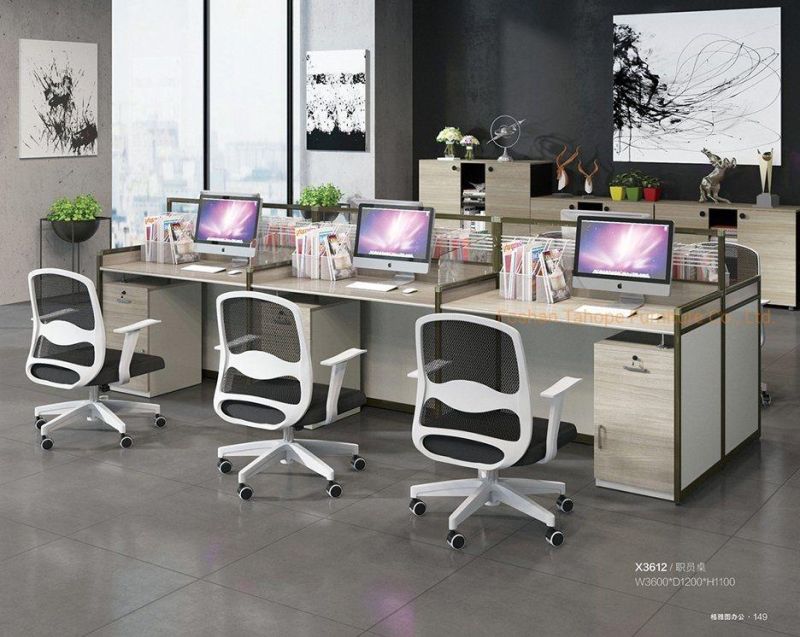 Luxury Modern Office Furniture Multi-Placing Workstation Staff Work Table