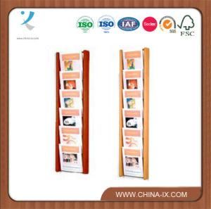6-Tiered 6 Pocket Literature Rack for Wall Mount