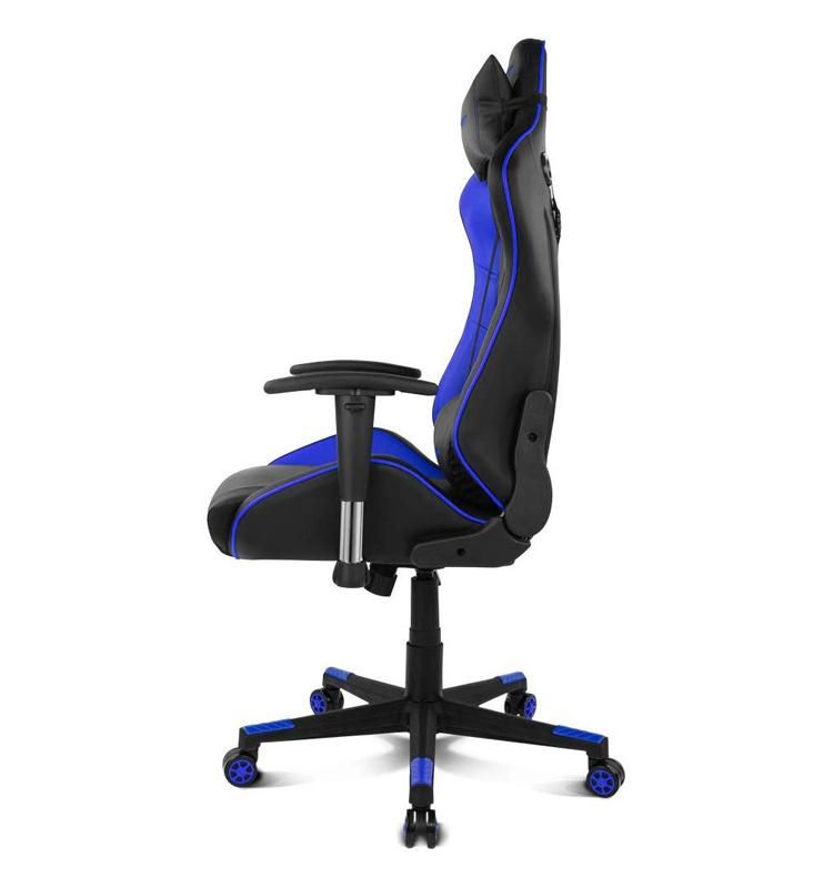 (ROJO-BU) Modern Blue PC Game Chair Office Computer Gaming Chair for Gamer