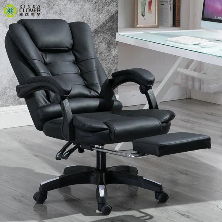 Executive Office Chair with Lumbar Support Arms Executive Judge Task Chair Rolling Swivel PU Leather Chair
