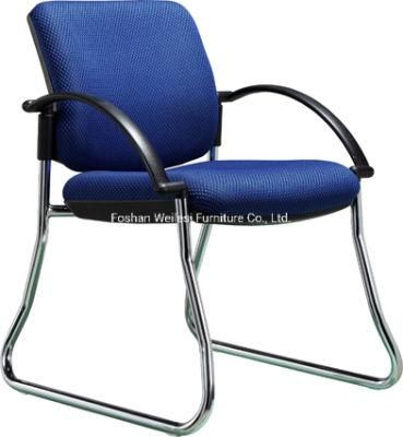 Mesh Fabric Upholstery with PP Fixed Amrest with Chrome Frame Color Available 25 Tube 2.0 Thickness Visitor Chair