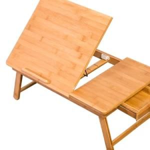 Bamboo Folding Laptop Study Laptop Table Desk