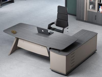 Aluminium Luxury Office Desks Boss Office Table Executive Desk